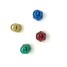 Colorful M2 M3 M4 M5 M6 M8 anti theft security nuts car wheel nut caps accessories cap nut for Motor/ Bicycle/ Street Lamp Stand